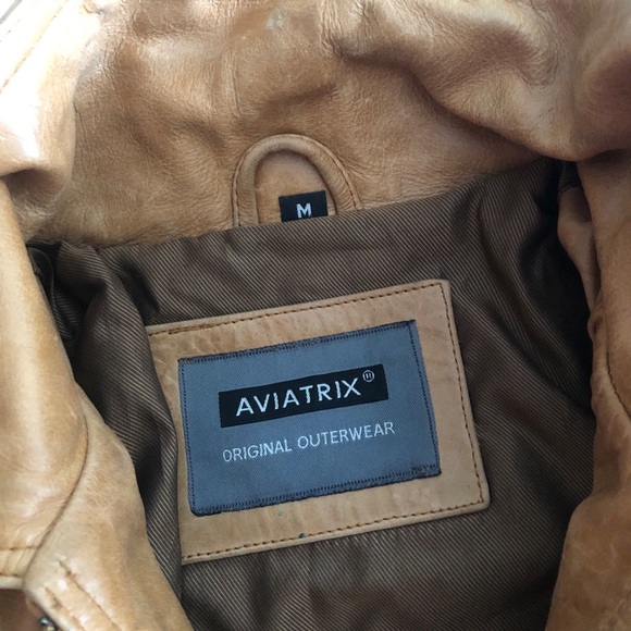 Genuine Short Leather Jacket - Picture 4 of 5